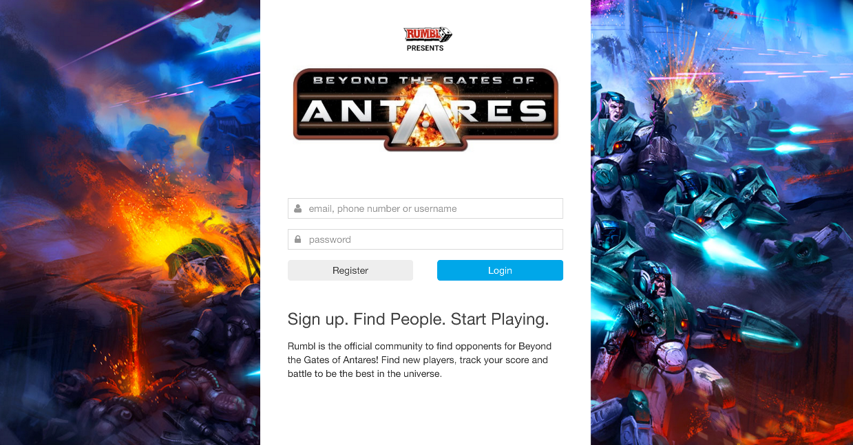 Live: Beyond the Gates of Antares Opponent Finder (Beta)
