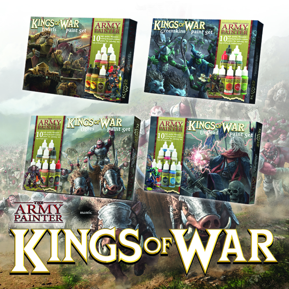 Announcement: New Kings of War Paint Sets from The Army Painter