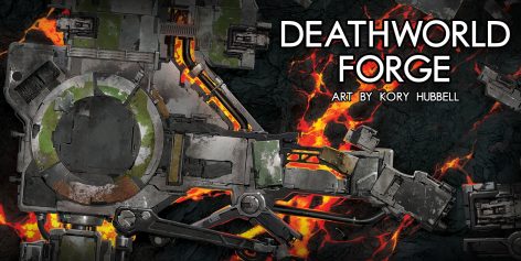 Deathworld Forge signature ed. battle mat