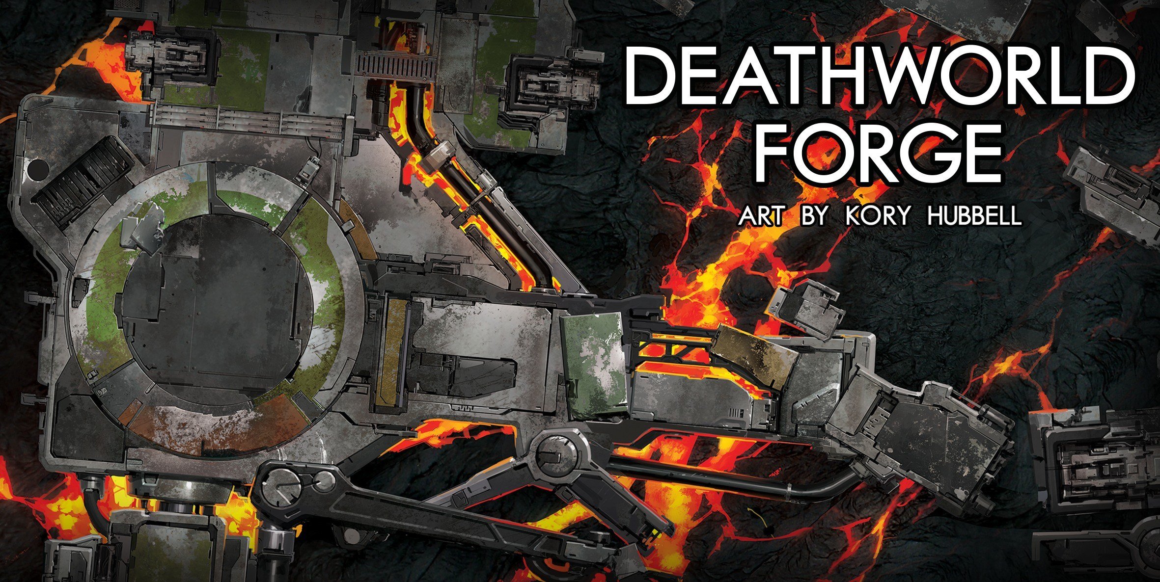 Deathworld Forge signature ed. battle mat