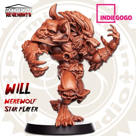 WILL werewolf star player only at Indiegogo
