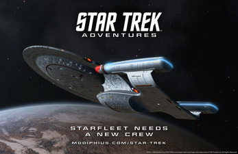 MODIPHIUS ENTERTAINMENT ANNOUNCES FORTHCOMING STAR TREK™ ADVENTURES, A NEW ROLEPLAYING GAME & MINIATURES LINE 