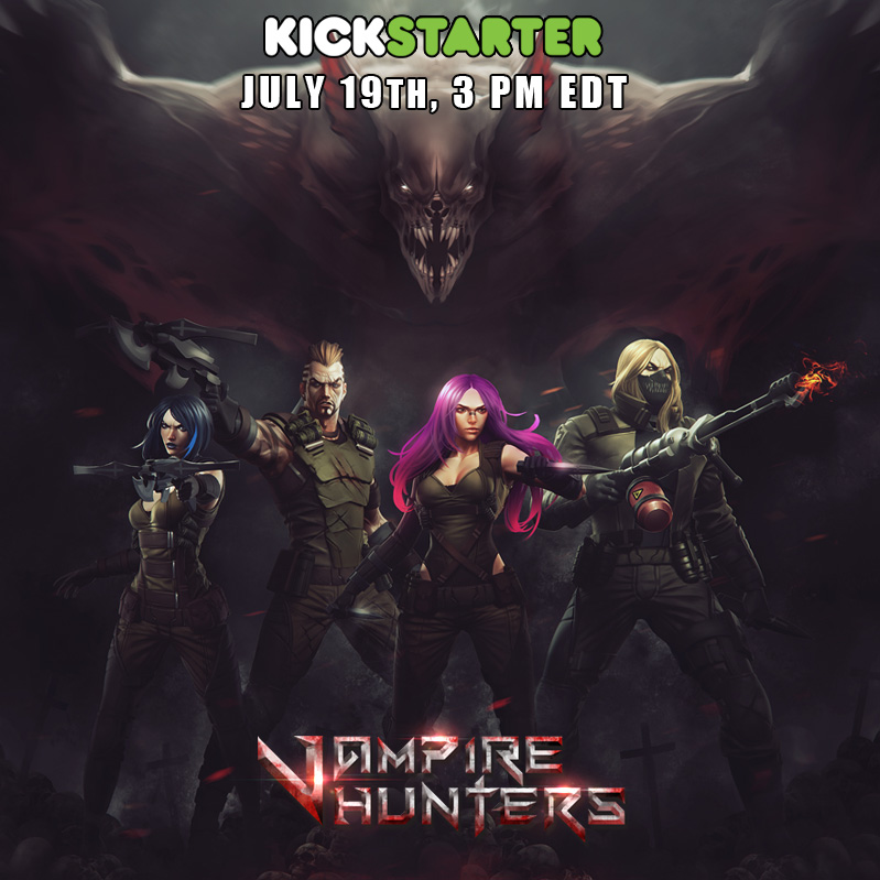 Vampire Hunters to launch on Kickstarter 3 p.m. EDT, 19th July 2016