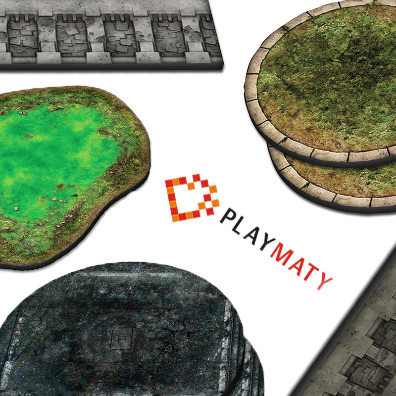 New 2D Terrain accessories from Playmaty!