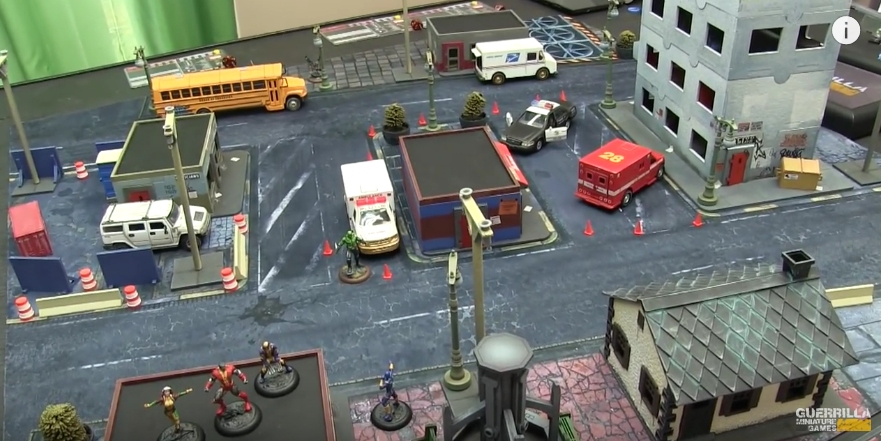 Marvel Universe Miniature Game Action !