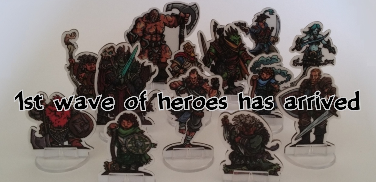 Flatminis enter the scene with 2D miniatures for RPG and tabletop miniature games
