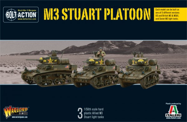 New: M3 Stuart Platoon