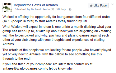 The Antares Initiative: Initial Photos are in!