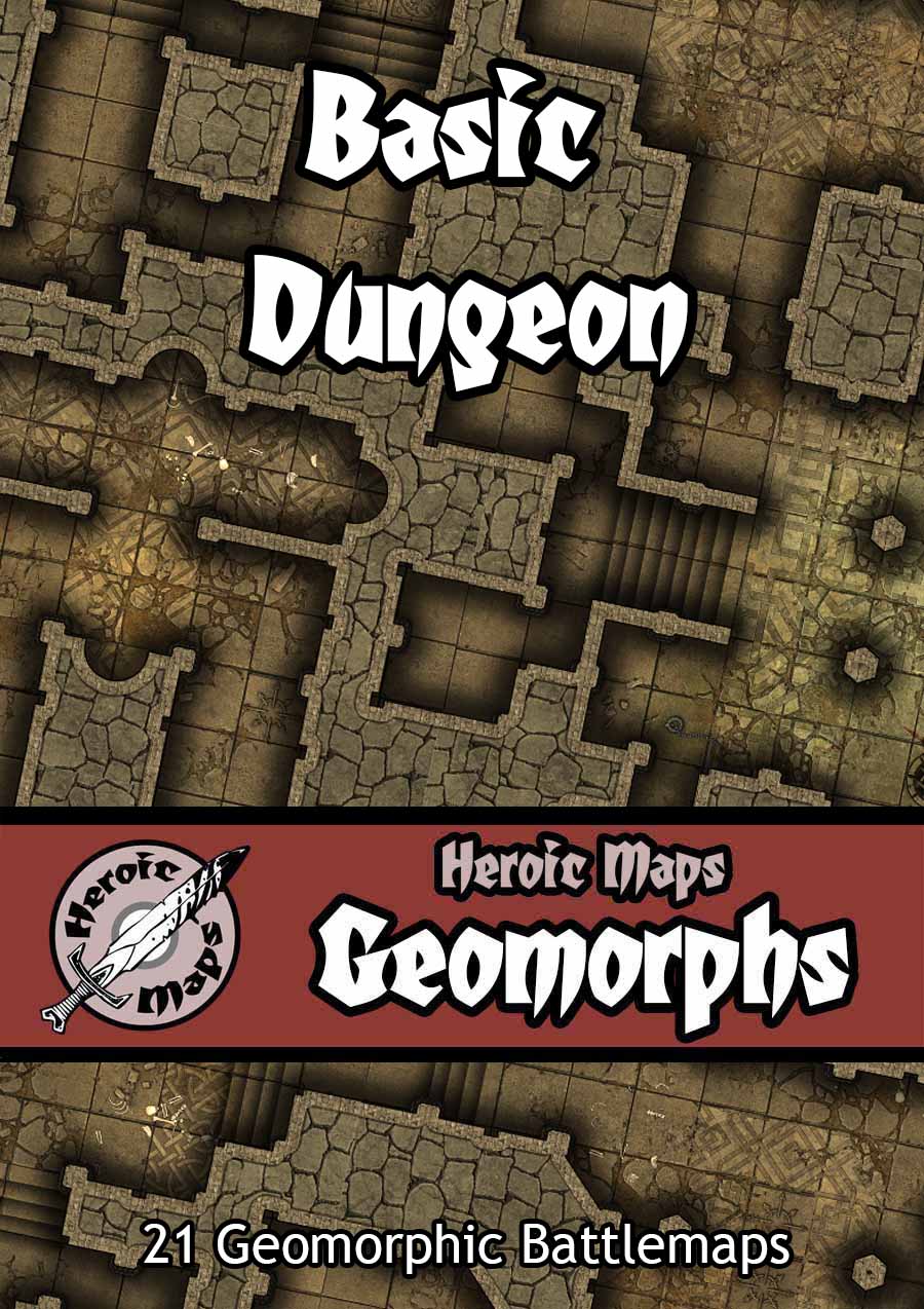 Heroic Maps – Geomorphs Basic Dungeon