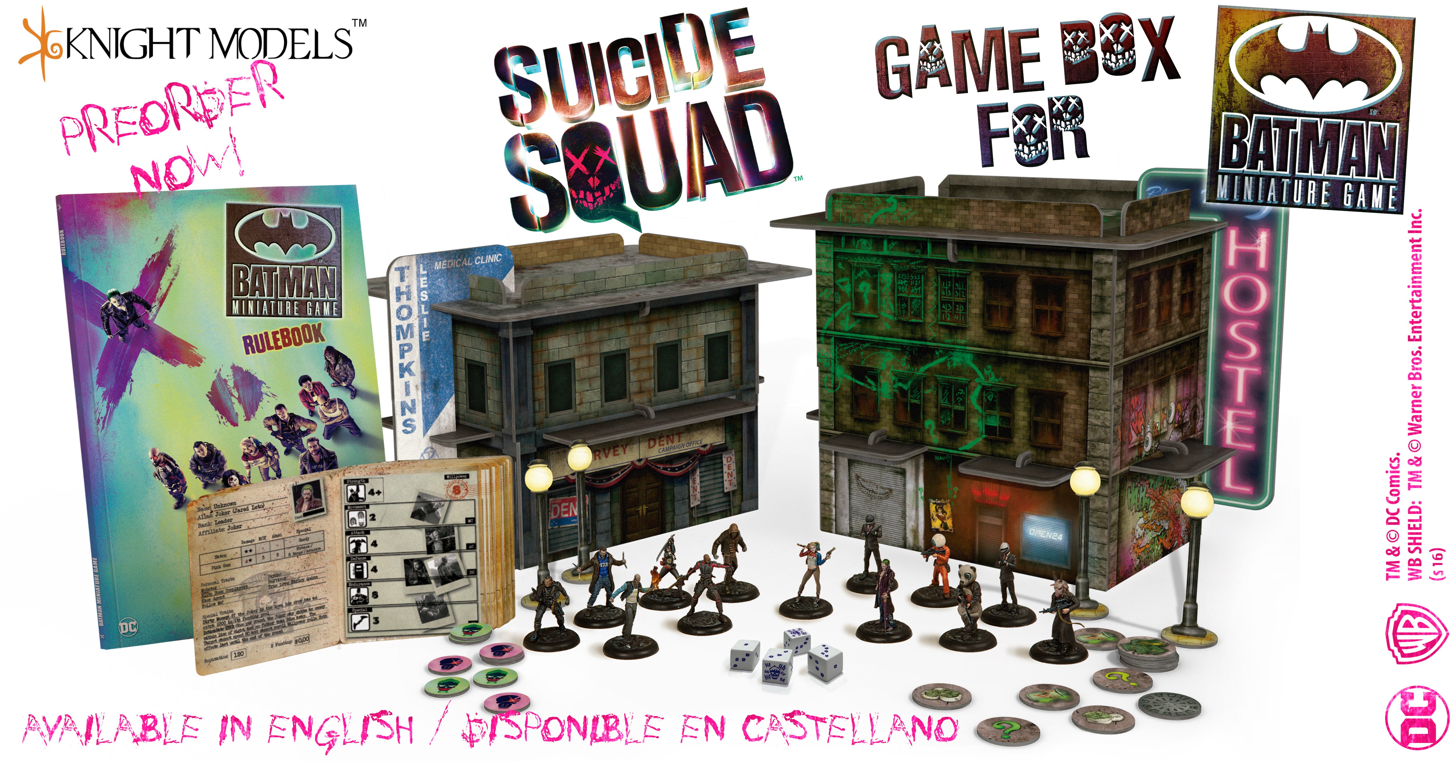 Suicide Squad Game Box for Batman Miniature Game