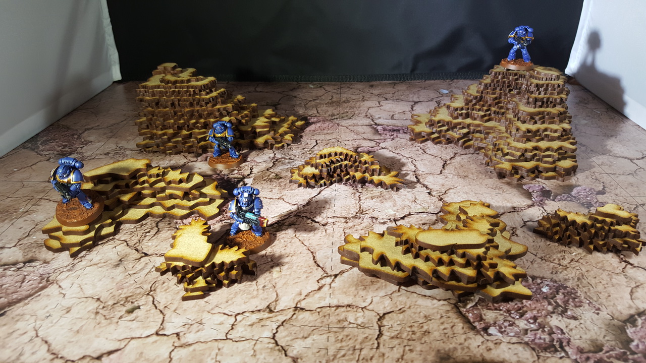 This Terrain Rocks!  Badlands Scenery from Angry Mojo