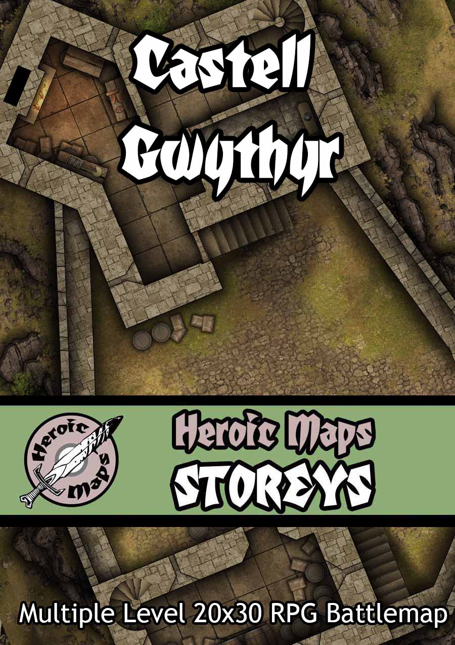 Heroic Maps – Castell Gwythyr