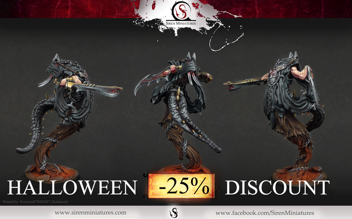 Halloween sale 25% discount