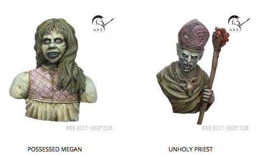 Helloween promotion on horror busts from Ares Warforge!