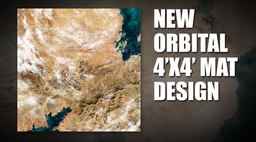 Another orbital game mat for Dropfleet Commander from Deep-Cut Studio