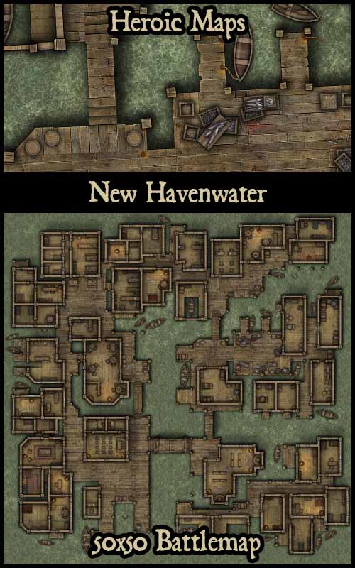 Heroic Maps – Giant Maps: New Havenwater