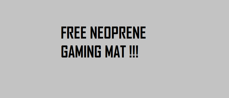 Free neoprene gaming mat + carry bag contest at URBANMATZ !