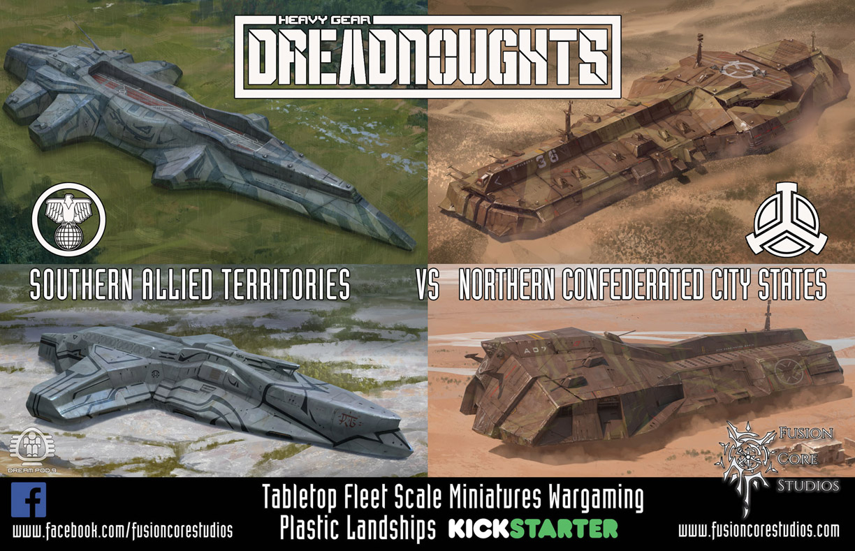 Heavy Gear: Dreadnoughts Kickstarter Launching Soon!