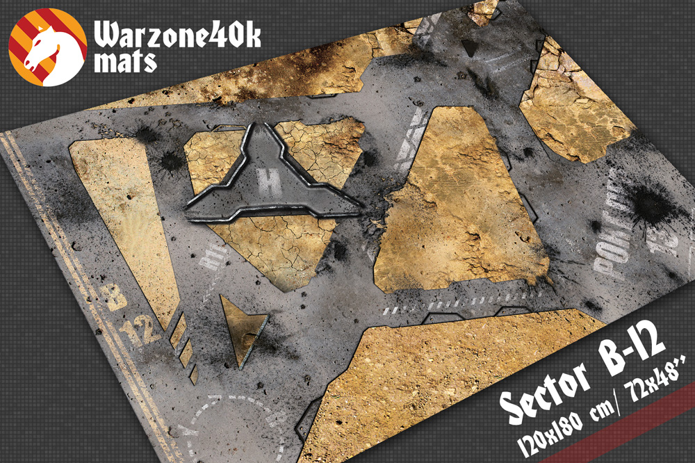 Warhammer battle mat B-12 by Warzone Studio + coupon