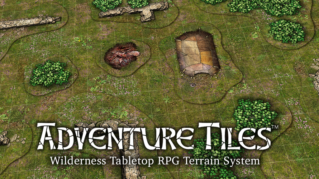 Adventure Tiles – Wilderness Tabletop RPG Terrain System