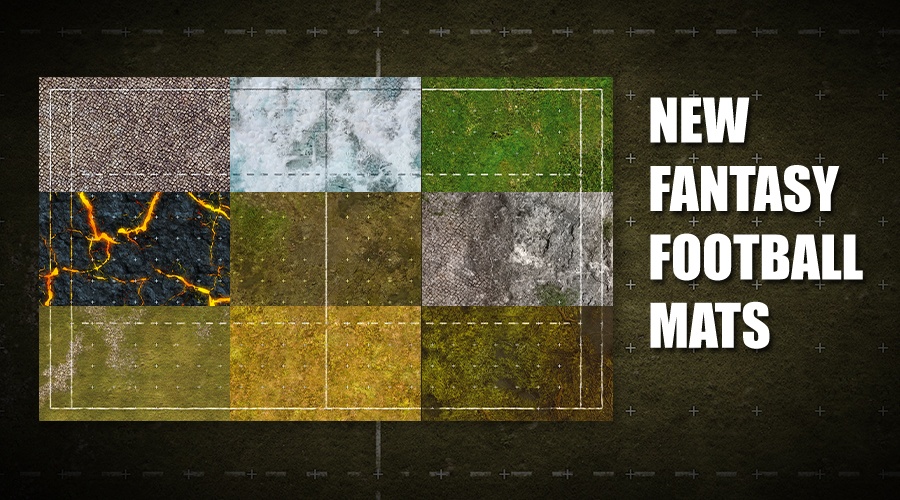 Deep-Cut Studio launches 9 new game mats for Fantasy Football