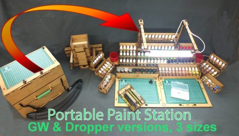 [Kickstarter] Portable Paint Station in different versions – 5 days left