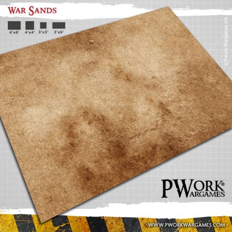 War Sands: Pwork Wargames fantasy gaming mat