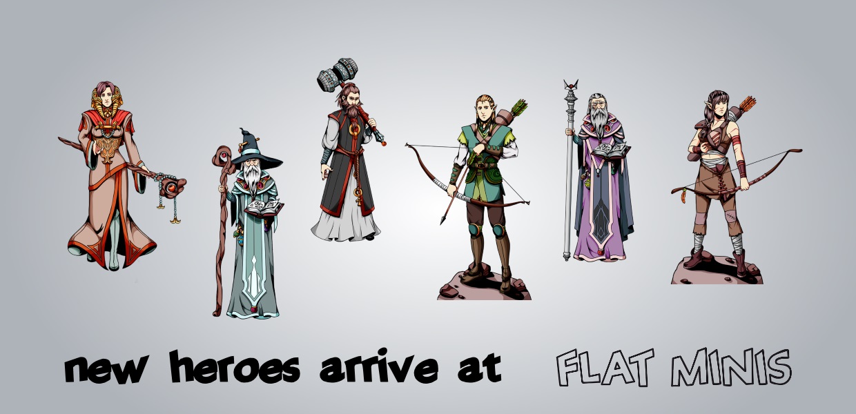 Flatminis releases a new wave of 2D heroes
