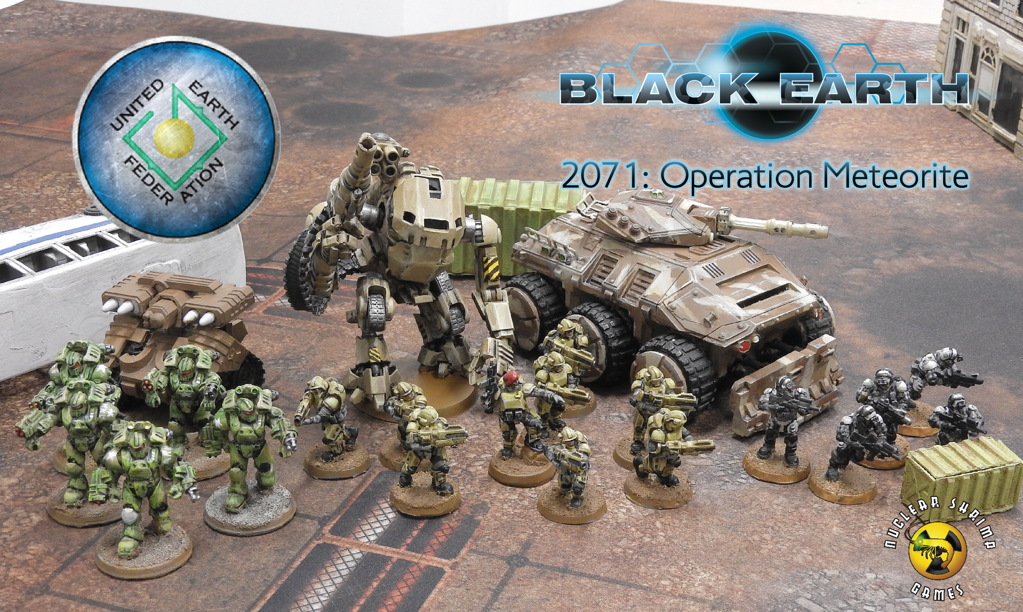 Black Earth – New sci-fi 28mm wargame coming in February