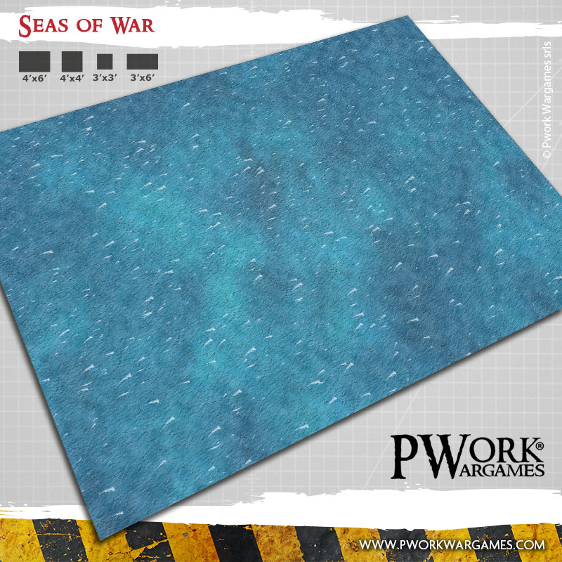 Seas of War: Pwork Wargames fantasy gaming mat