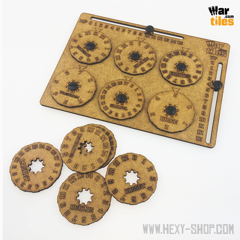 Guild Ball Team Trays and Team Dials Sets – from WarTiles!