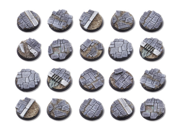 Now available – Dirty Old Town Bases 25mm