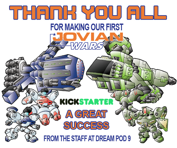 Jovian Wars Kickstarter Now Complete!