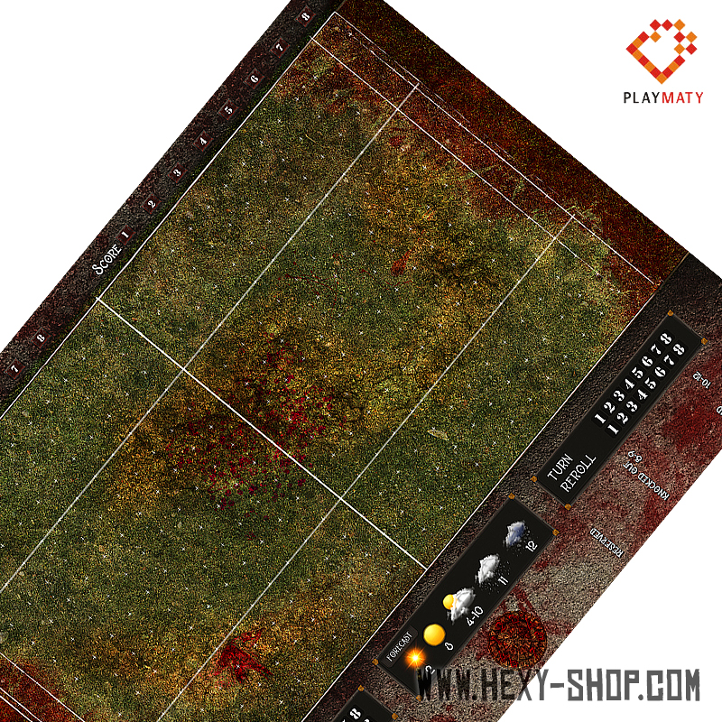 Red Grass / Mountain of Bloody Pleasure – Double-Sided Mat for Blood Bowl