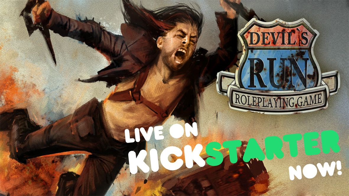 Devil’s Run RPG Live On Kickstarter!