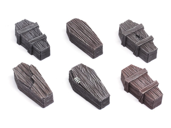 Now available – Wood coffins set 2
