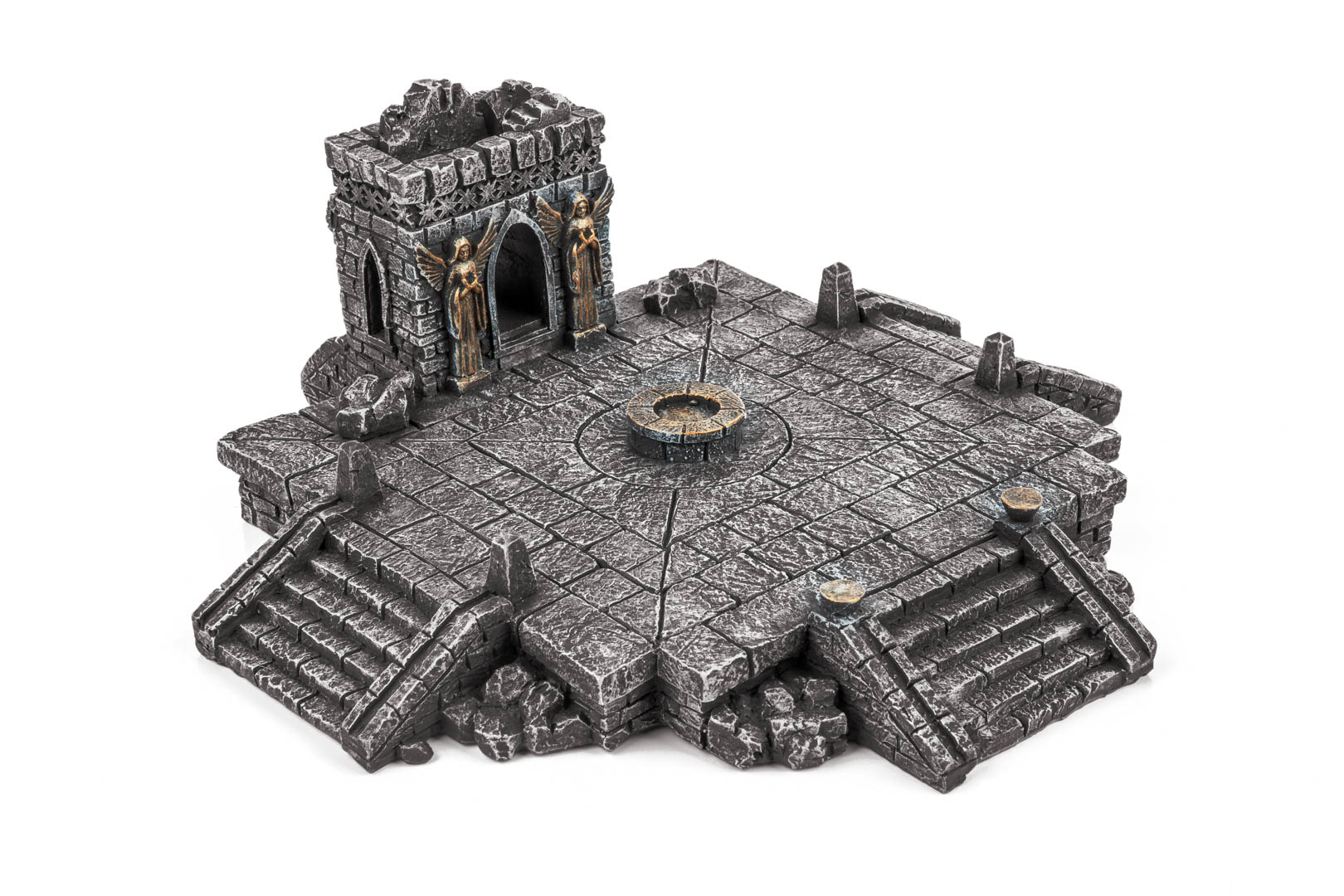 Gothic Temple and Walls wargaming terrain – GAMEMAT.EU