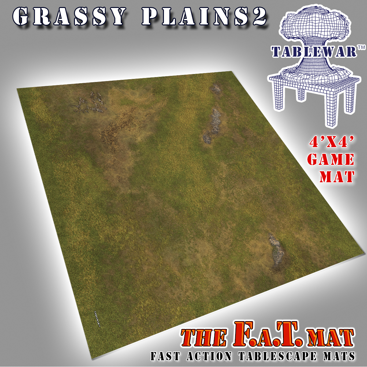 TABLEWAR’s new 4×4 Grassy Plains 2 F.A.T. Mat