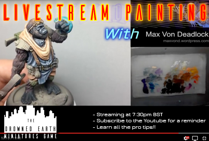 Live Streamed Painting with The Drowned Earth