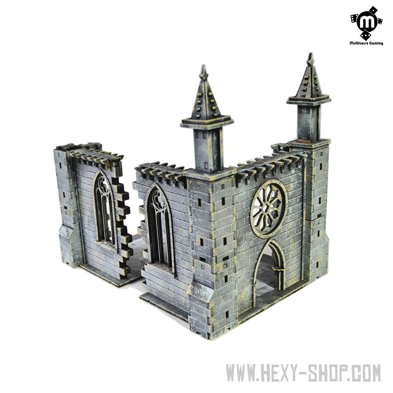 Ruined Gothic Chapel and lot of new fantasy terrains from Multiverse Gaming!