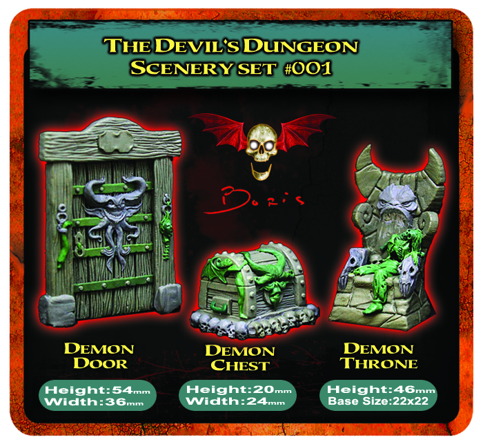Devil Dungeon Scenery & Battle Mat Released