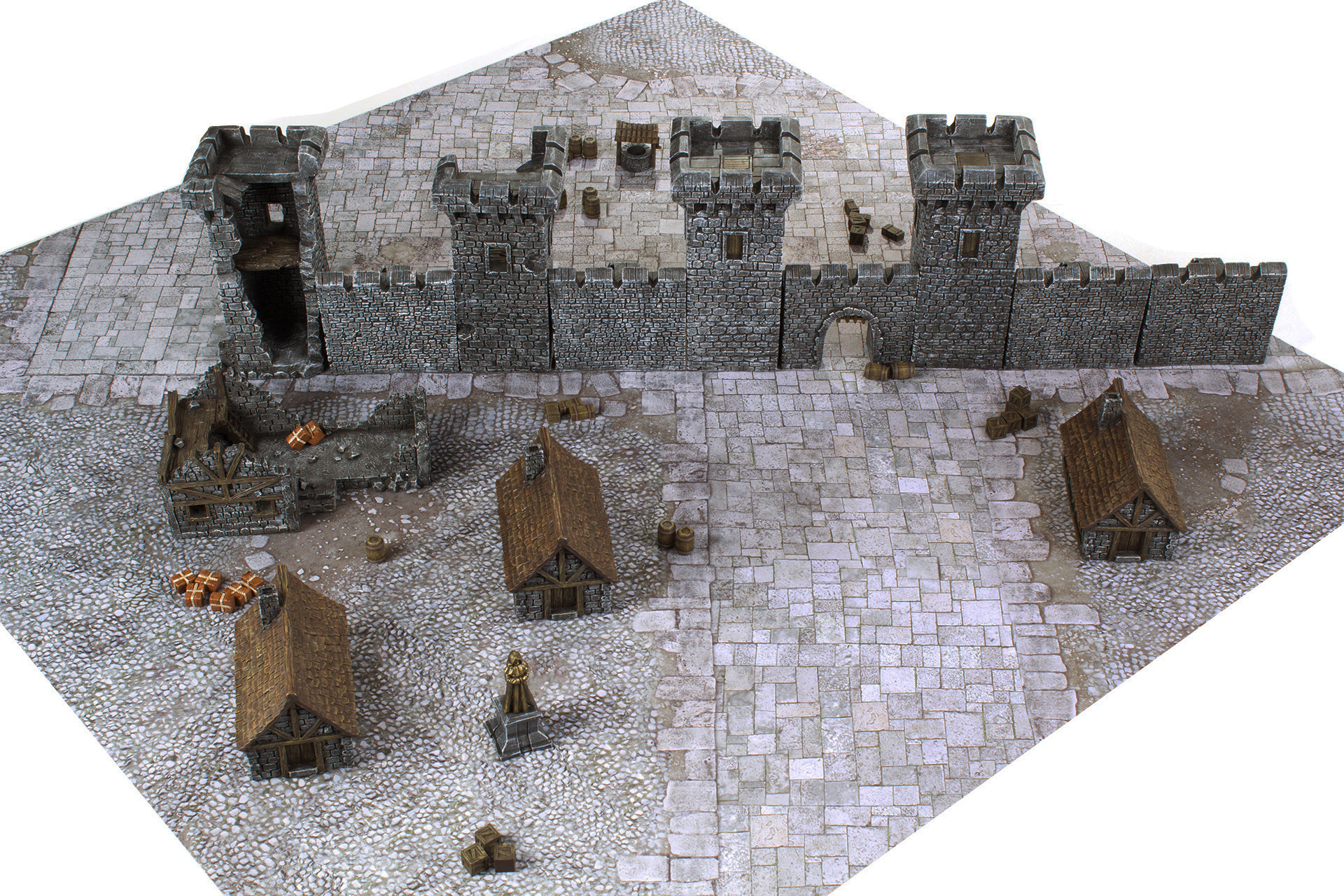 New mats! Medieval Town 6’x3′ size as well!