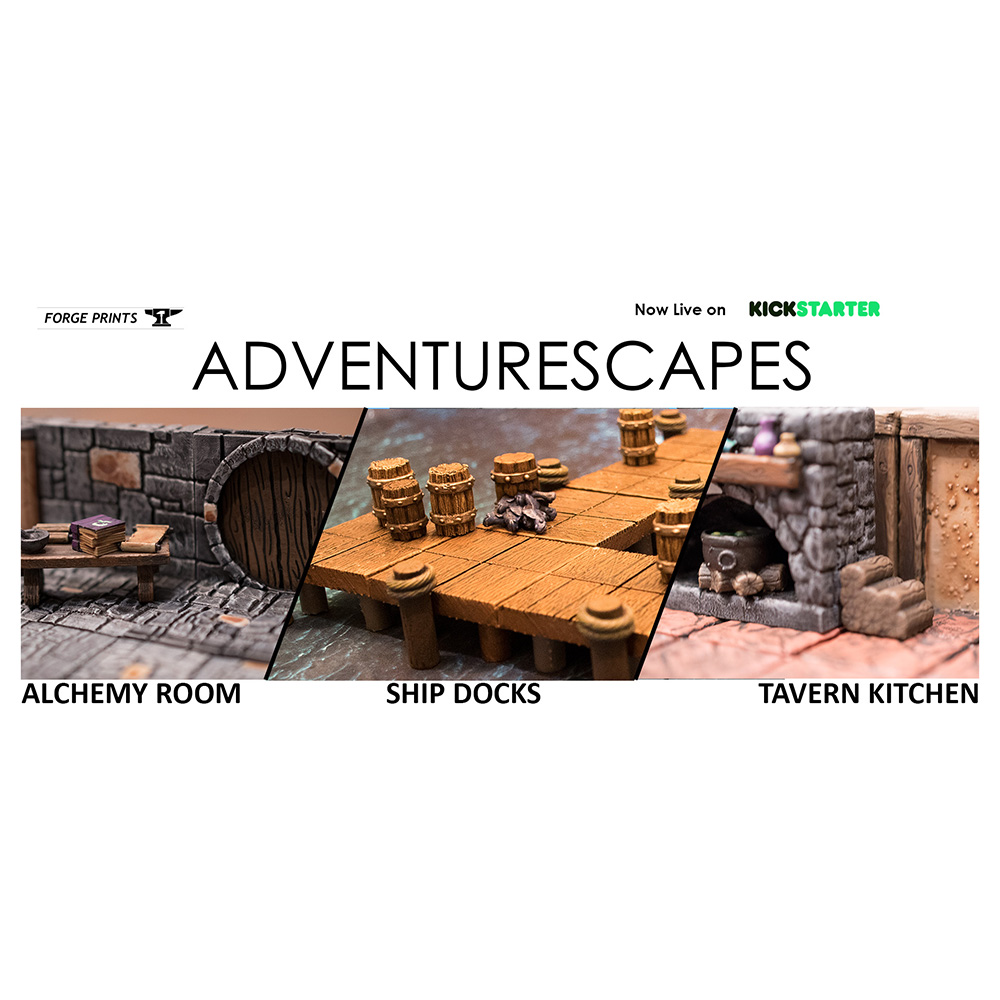 Adventurescapes Miniature Terrain Kickstarter Is Now Live!