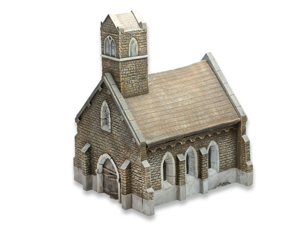 Now available – Normandy Church Destroyed Normandy Church in scale 15mm
