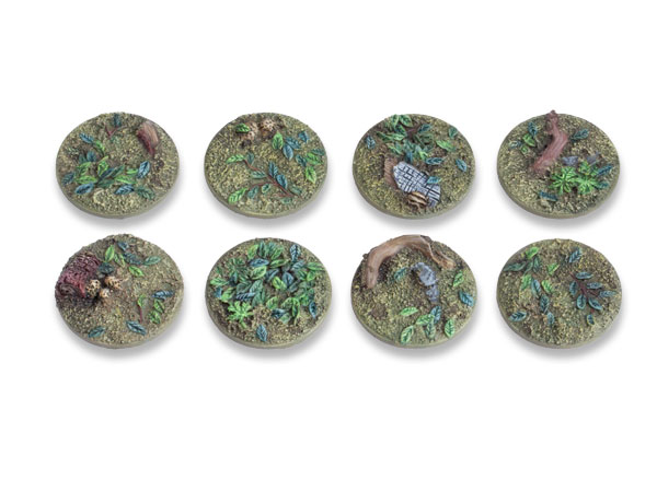 Now available – Woodland 25mm und 40mm flat Bases