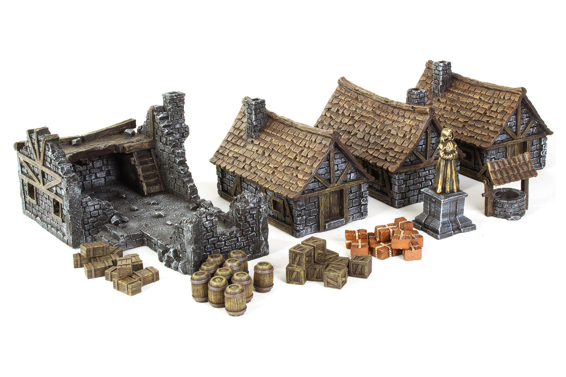 Medieval Town – new scenery and mat from GAMEMAT.EU