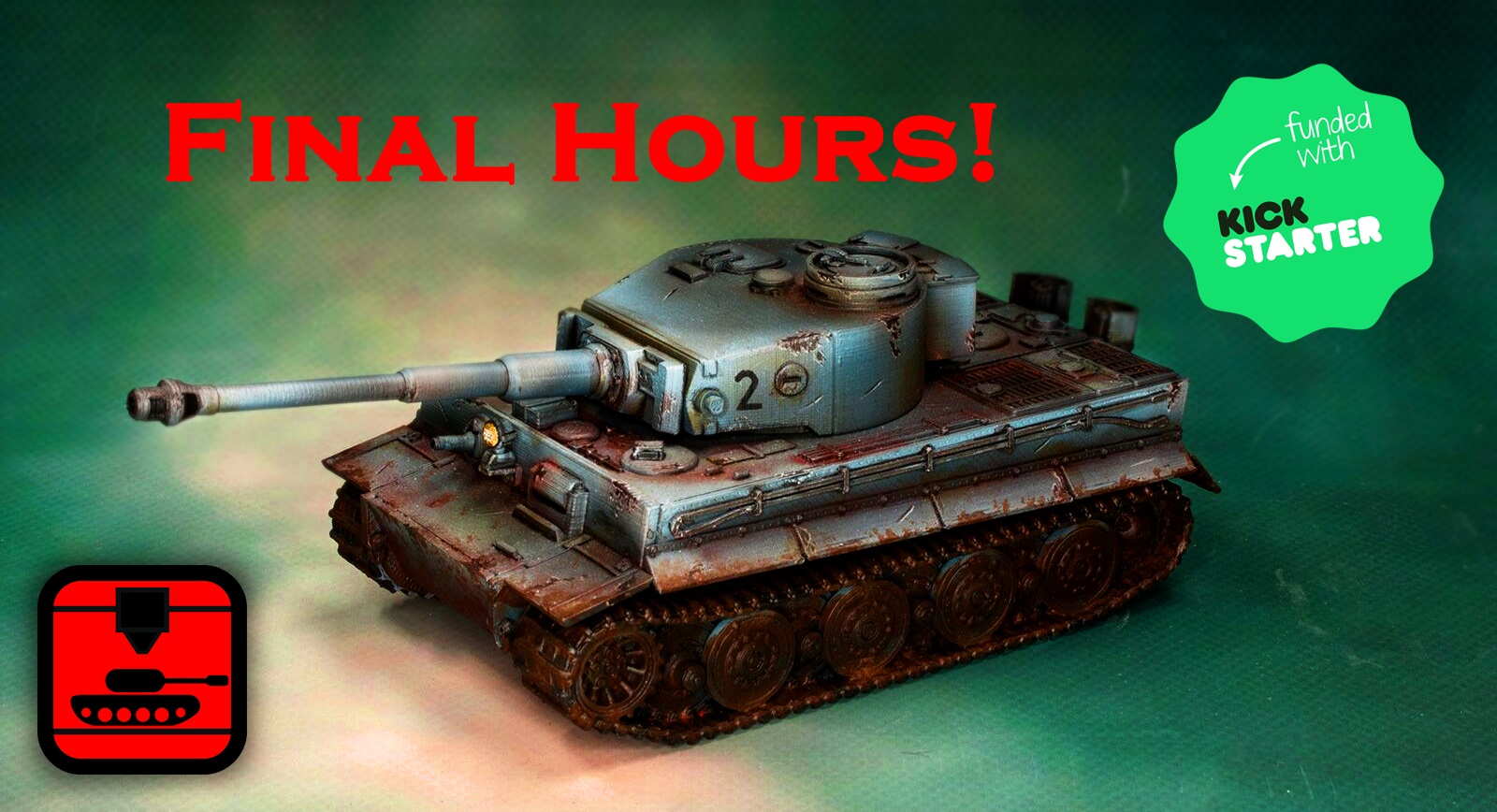 3D Printable Tanks—Final Hours on Kickstarter