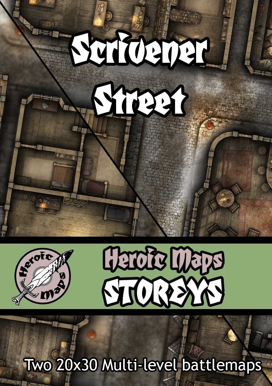 Heroic Maps – Scrivener Street
