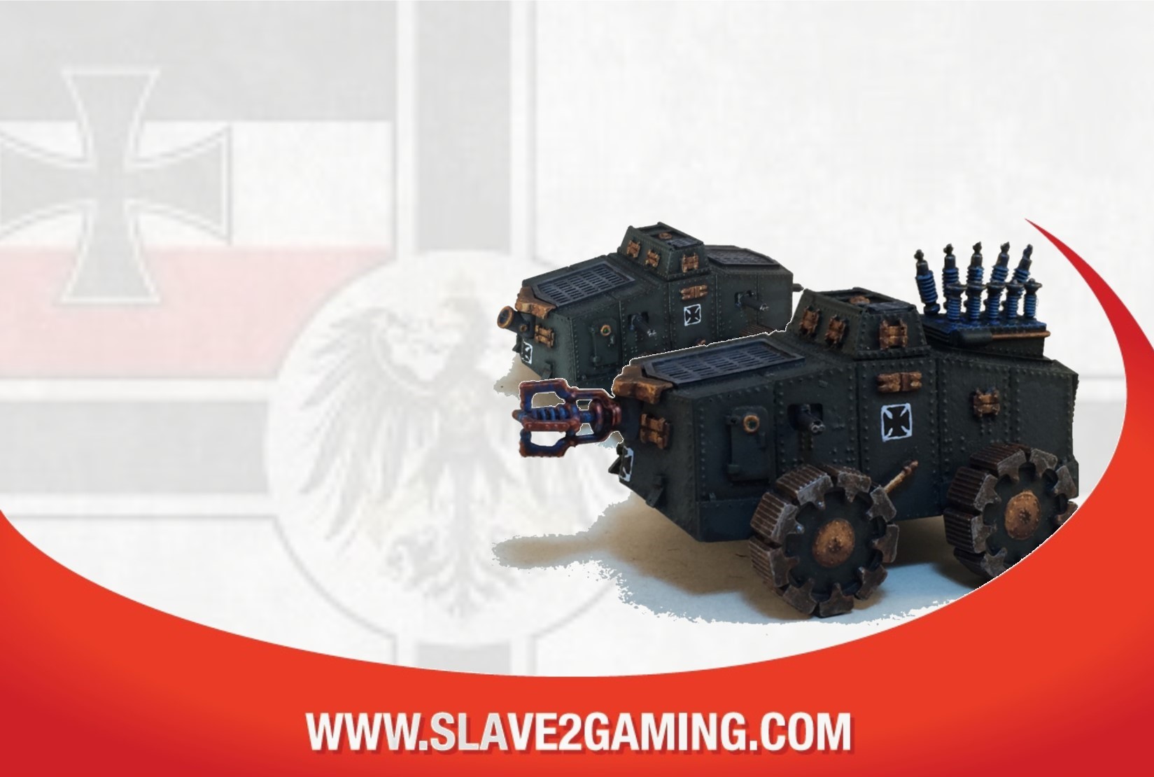 Dark World War Prussian Tank upgrades