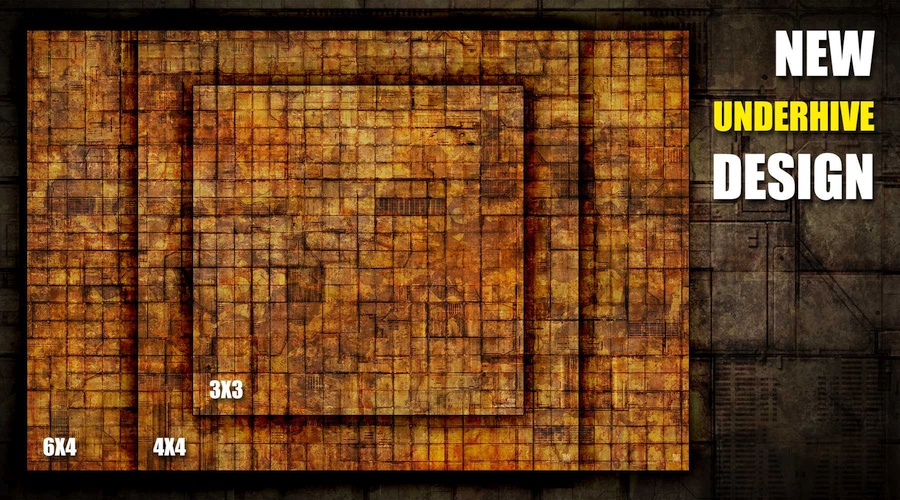 New Underhive game mat release from Deep-Cut Studio
